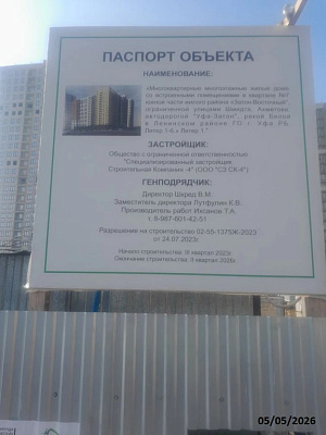 ЖК Паруса литер 1 квартал 7