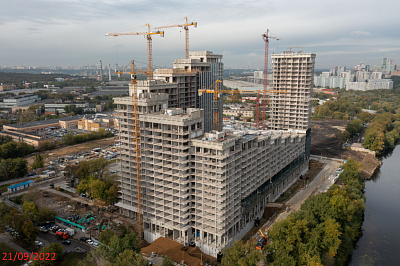 Береговой-2.Жилой квартал на Москве-реке