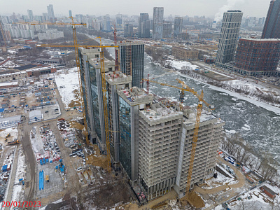 Береговой-2.Жилой квартал на Москве-реке