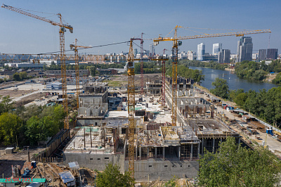 Береговой-2.Жилой квартал на Москве-реке