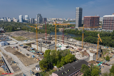Береговой-2.Жилой квартал на Москве-реке