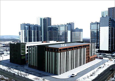 Многоуровневая парковка в ЖК Притяжение