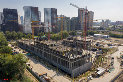 Береговой-2.Жилой квартал на Москве-реке
