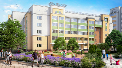 Застройка по ул.Лаврова. Жилой Дом - 1