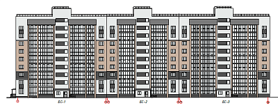 Индустриальная, д. 18, Блок-секция 1