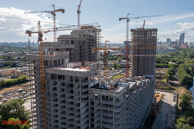 Береговой-2.Жилой квартал на Москве-реке